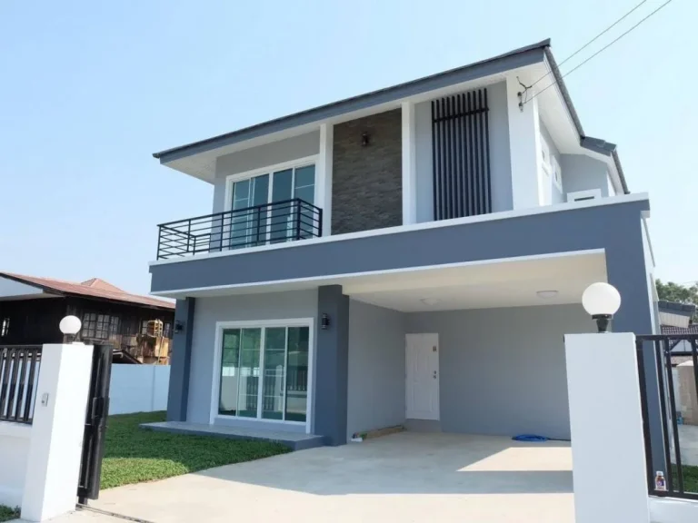 ขายบ้านเดี่ยว 2 ชั้น 58 ตรว โครงการ Mind Home Chiang Mai บ้านมอญ สันกลาง ทำเลดี