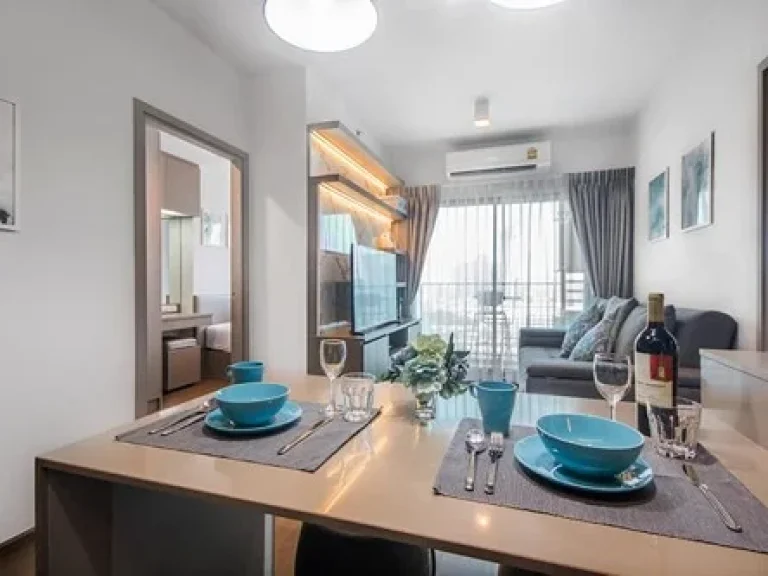 IDEO Sukhumvit 93 Condo for rent 2 bedrooms 2 bathrooms with bathtub 53 sqm on 20th floor corner room With fully furnished and electrical applia