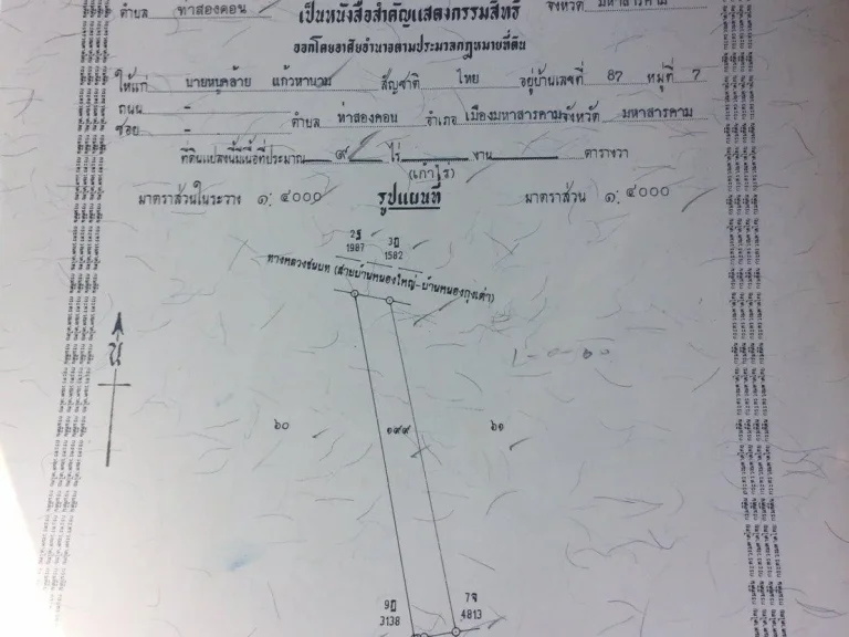 ขายที่ดิน9 ไร่ ติดถนนดำ ตท่าสองคอน