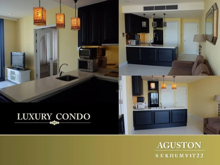 Luxury Condo Aguston Size 52 SQM sukhumvit 22 Near BTS Phompong