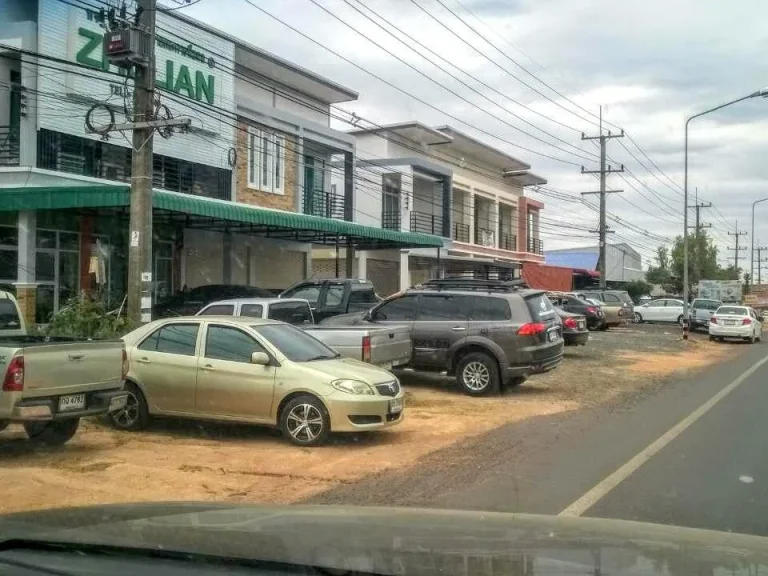 ขายอาคารพาณิชย์สร้างใหม่ติดถนนสี่เลนทำเลค้าขาย