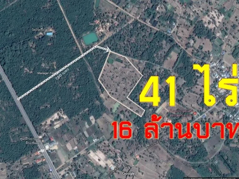 ที่ดินเพื่อการลงทุน 41 ไร่ เหมาะสร้างโรงงาน หรือ โซล่าฟาร์ม