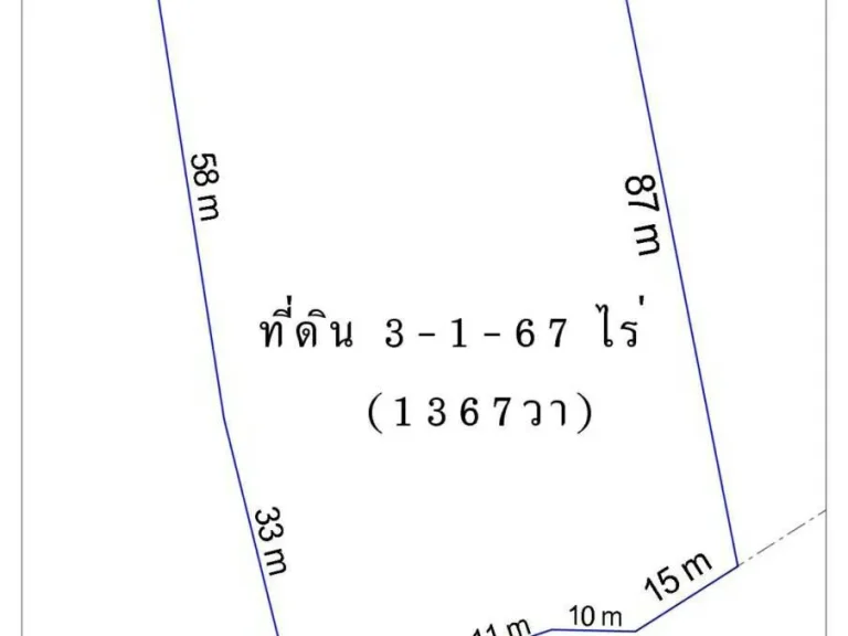 ขายที่ดินติดถนนมิตรภาพ หน้ากว้าง 55 เมตร ในเมืองโคราช ทำเลดี