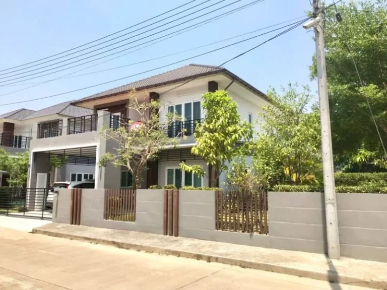 House for rent in a new Sansaran Housing Project Baanwan Hang Dong Road Close to the airport many international school such as Lanna International