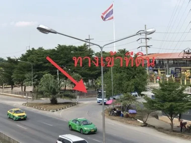 ทีดินทำเลดี ติดถนนหลัก 346 ถบางกระผึ้ง ตบ้านกระแชง อเมืองปทุมธานี จปทุมธานี