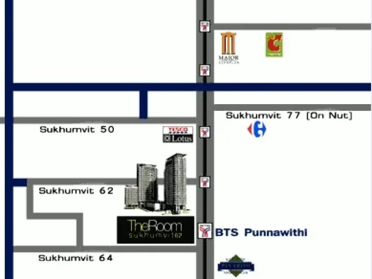 For Rent The Room sukhumvit 62 type 2 bedroom BTS Punawithi