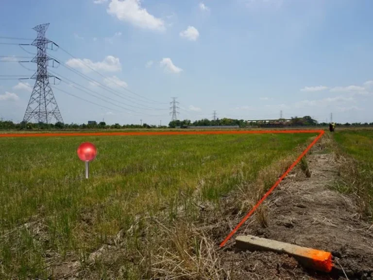 ขาย ที่ดิน บางแตน บ้านสร้าง ปราจีนบุรี เนื้อที่ 7 ไร่ 206 ตรว