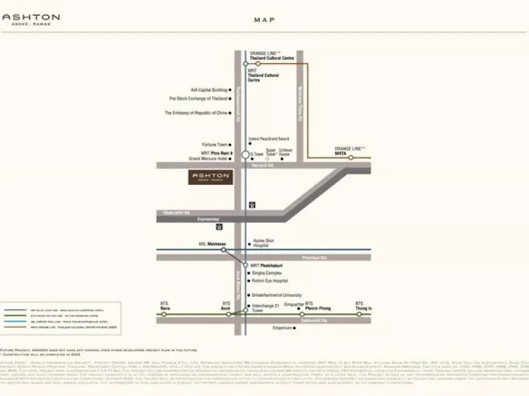 ขายดาวน์คอนโด ASHTON Asoke - Rama 9 ชั้น 27 ขนาด 425 ตรม1 ห้องนอน 1 ห้องน้ำ ตึก Omega