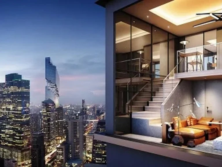 ขายดาวน์ Knightsbridge Prime Sathorn ห้อง Duplex 37 ตรม ชั้น 40 ห้อง 4012 ราคาถูกที่สุดรอบ VVIP