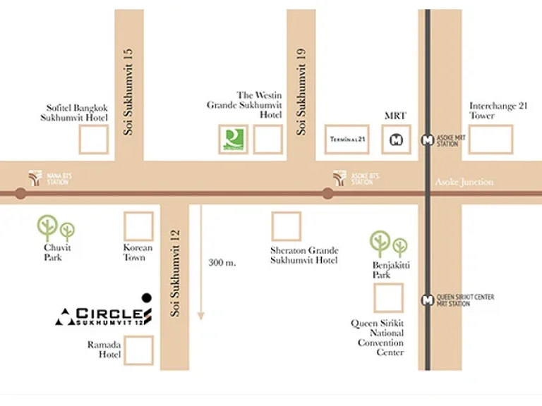 ขายคอนโด CIRCLE สุขุมวิท 12 ใกล้รถไฟฟ้า BTSอโศกฯ