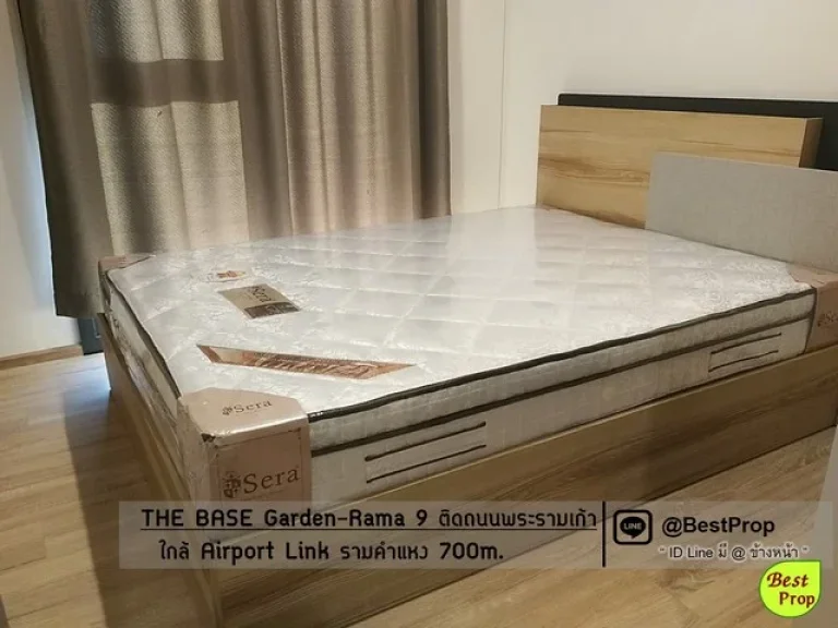 มีเครื่องซักผ้า ชั้นสูง วิวไม่บล็อค THE BASE Garden-Rama 9 ให้เช่า ใกล้ Airport Link