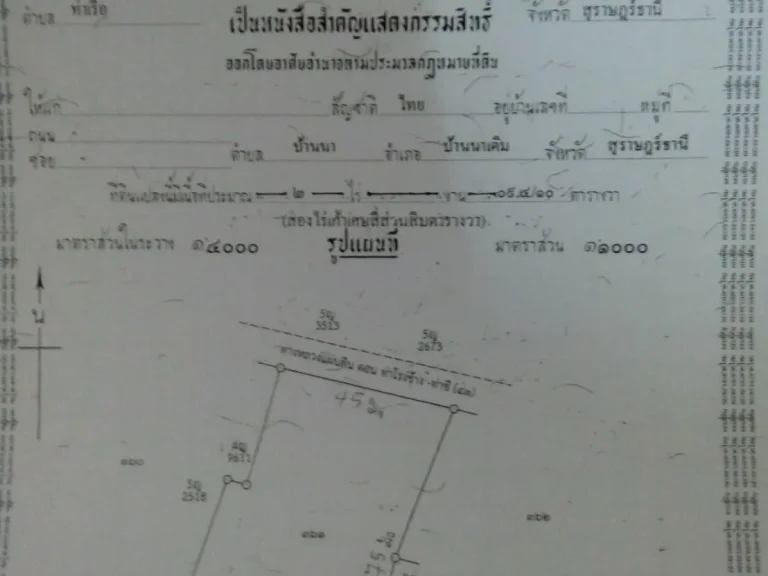 ขายที่ 2 ไร่ถมแล้วติดถนนเอเชีย