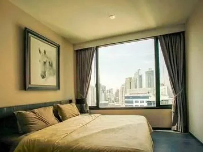 T128 ให้เช่า EDGE SUKHUMVIT 23 ใกล้ BTS อโศก ชั้น 17  43 ตรม ห้องมุม เฟอร์ครบ 45000 บาทต่อเดือน