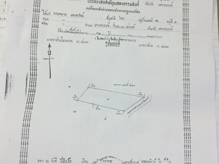 ขายที่นาตำบลยางขาว