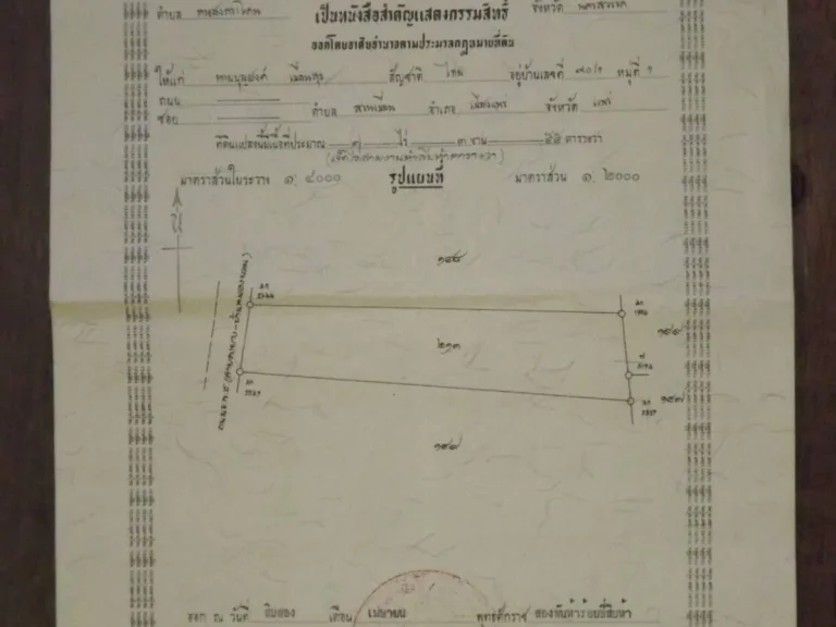 ขายที่ดินราคาถูกติดถนนลาดยาง 7 ไร่ 3 งาน 55 ตรว