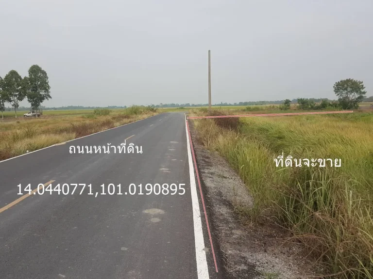 ขายที่ดิน 100 ตรว คลอง 23 องค์รักษ์ ติดถนนหลัก ขาย 2 แสน