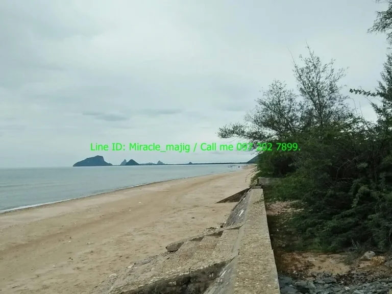 ขายที่ดินติดถนนทางลงชายหาด