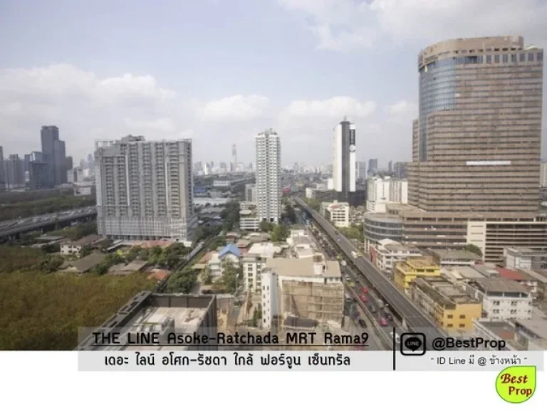 Many unit at THE LINE Asoke-Ratchada for RENT Nice view High floor Cheap price