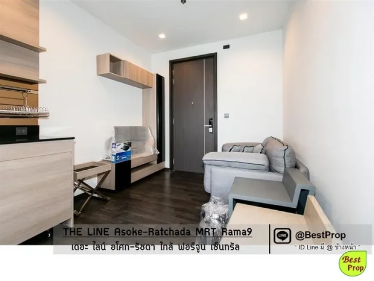 Top floor unit Best view at THE LINE Asoke-Ratchada MRT Rama 9 for RENT