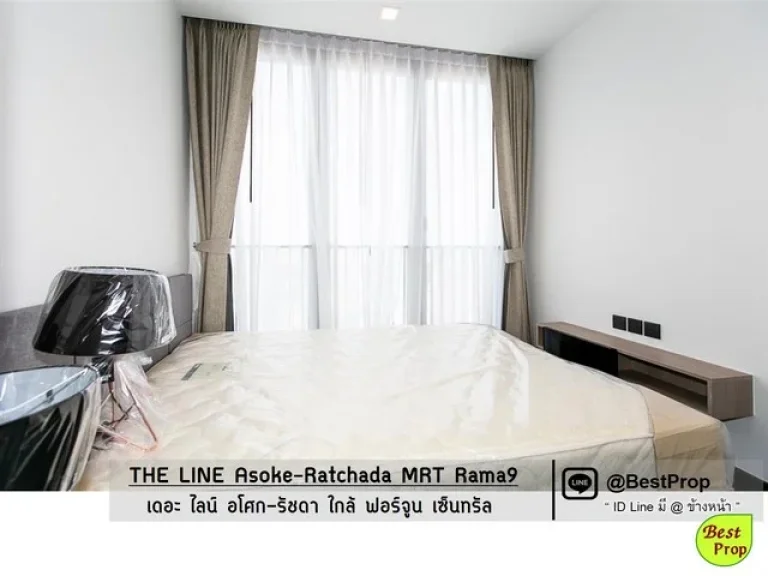 Top floor unit Best view at THE LINE Asoke-Ratchada MRT Rama 9 for RENT