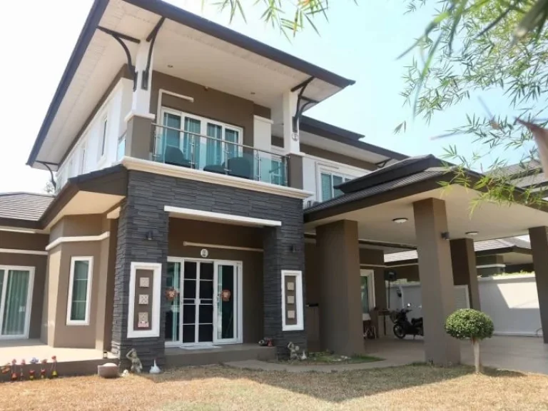 Luxury House for sale in Grand Tropicana project Sansaran Housing Development Nong Kwai Hang Dong Chiang Mai