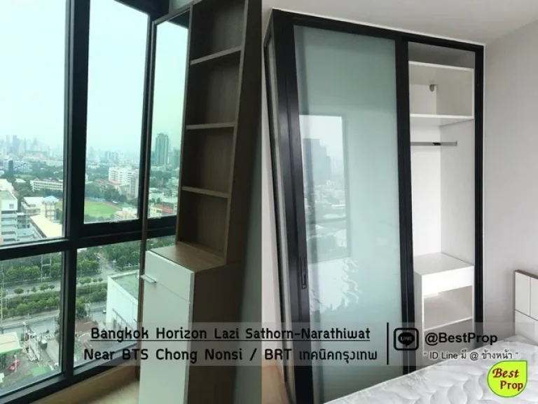 ให้เช่า Bangkok Horizon Lazi สาทร นราธิวาส ใกล้ BTSช่องนนทรี เทคนิคกรุงเทพ ห้องใหม่ ราคาถูก