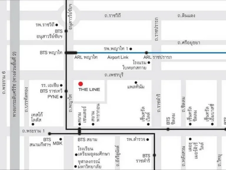 ให้เช่าคอนโด ใกล้รถไฟฟ้า BTS ราชเทวี The Line ราชเทวี แต่งครบ พร้อมอยู่