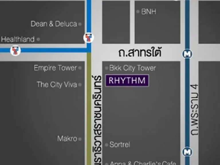 ให้เช่า คอนโด Rhythm สาทร-นราธิวาส ใกล้ BTS ช่องนนทรี