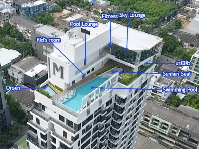 คอนโดเอ็ม ทองหล่อ 10 M Thonglor 10 เลี้ยงสัตว์ได้ 1ห้องนอน ให้เช่าพร้อมอยู่