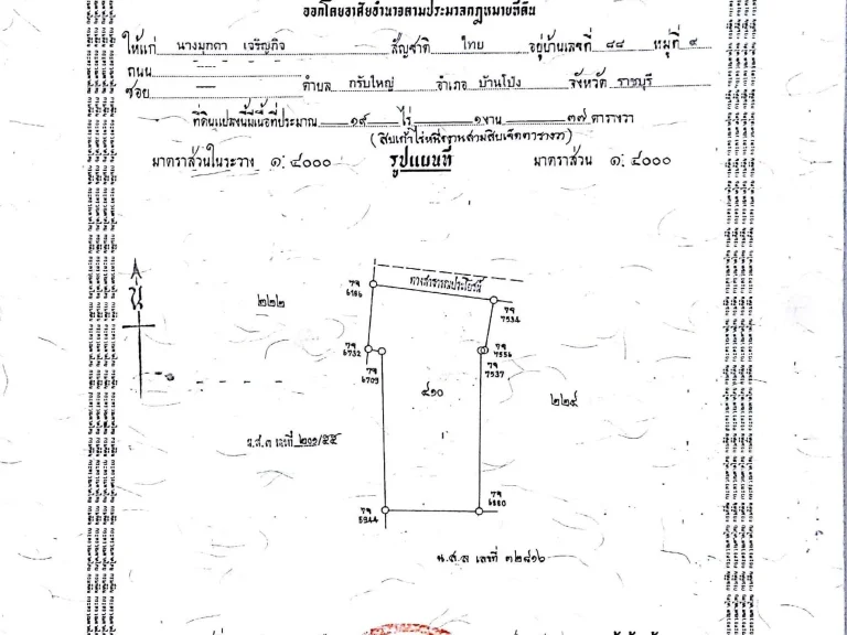 SALE ขายที่ดิน ราคาถูก 19 ไร่ รางพิกุล กำแพงแสน