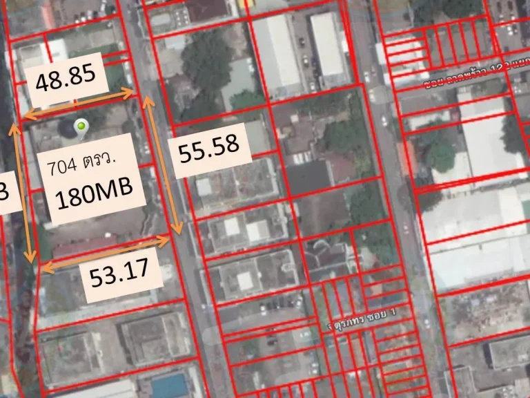 TS108 ขายที่ดิน ซอยรามคำแหง 65 เขตวังทองหลาง 704 ตรว ผังสีเหลือง หน้ากว้างติดถนน 55 เมตร ราคาน่าลงทุน