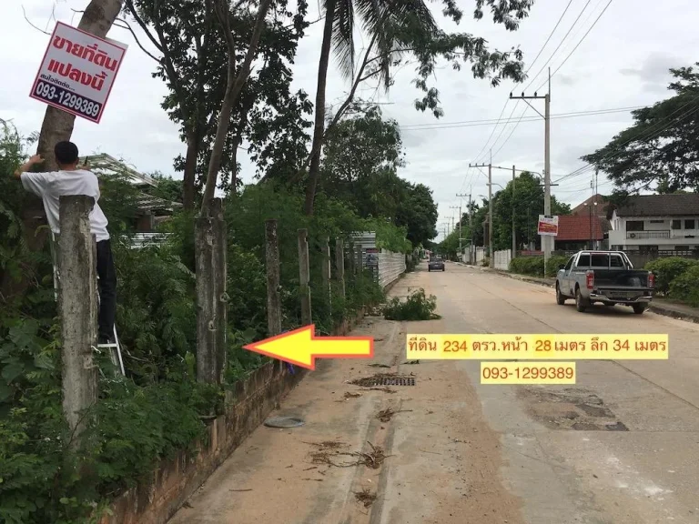 ขายที่ดิน 234 ตรวา ติดเซฟวัน ในเมืองโคราช