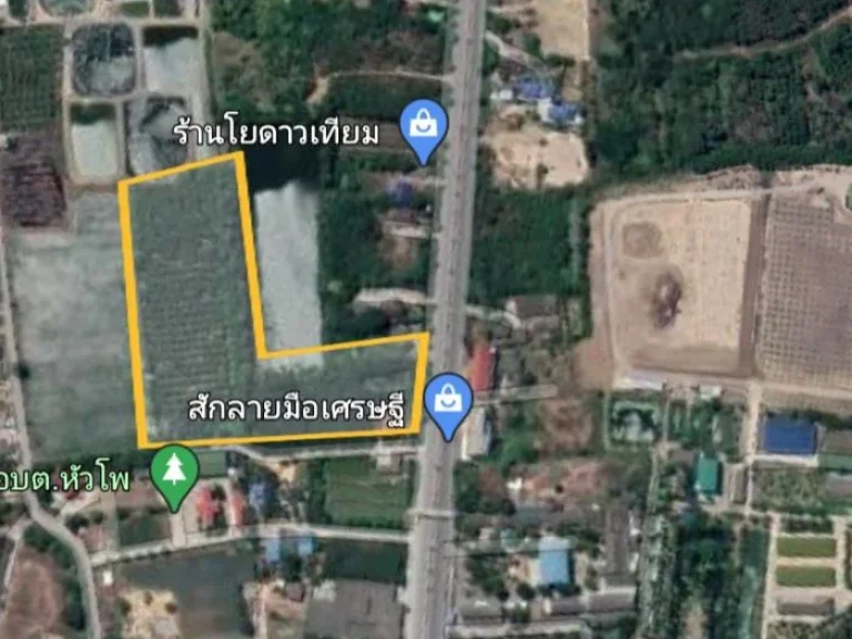 ขายที่ดิน ตหัวโพติดถนนใหญ่บางแพ ดำเนิน