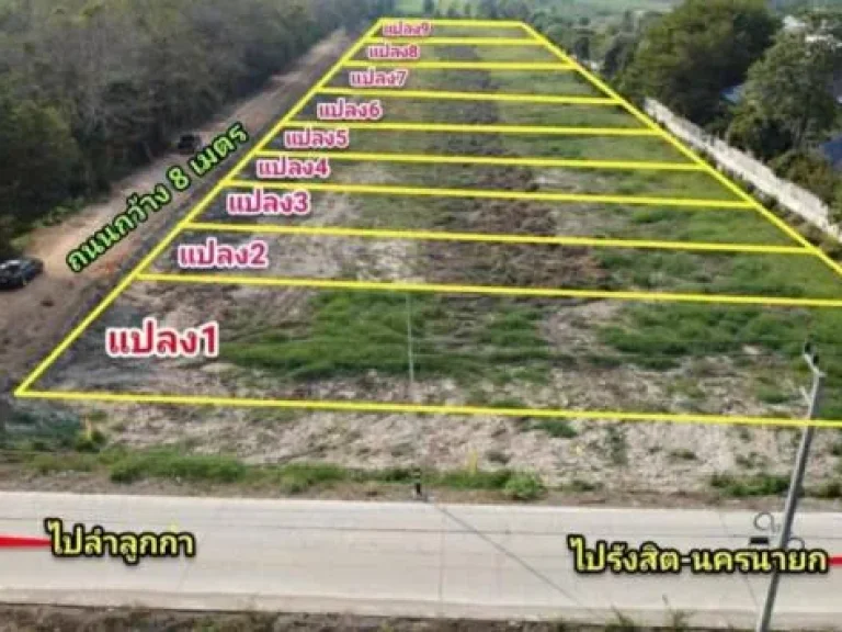 ขายที่ดินลำลูกกา คลอง12 ฝั่งตะวันตก บึงคอไห