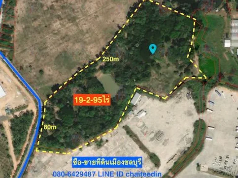 ขายที่ดินใกล้สวนนงนุช เนื้อที่ 195ไร่ เหมาะพัฒนาจัดสรร นาจอมเทียน