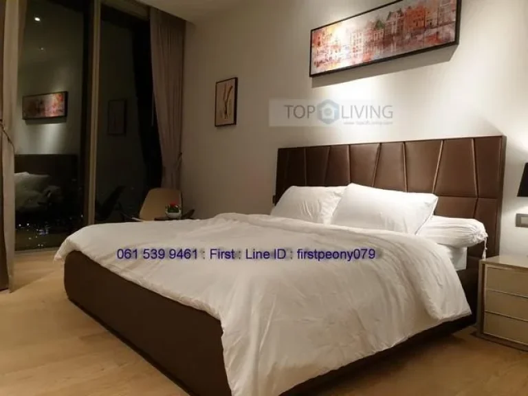 For Rent Magnolia Waterfront 9521 square 2 beds 2 baths have shuttle boat to BTS Taksin