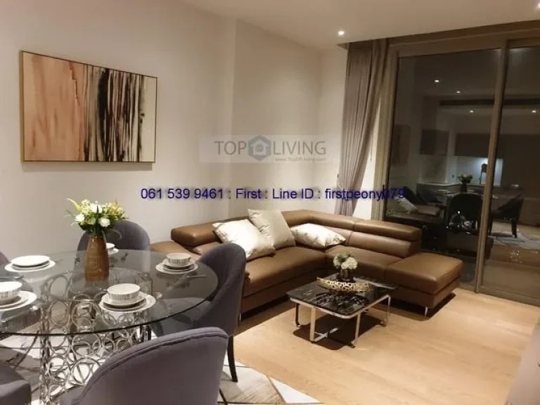 For Rent Magnolia Waterfront 9521 square 2 beds 2 baths have shuttle boat to BTS Taksin