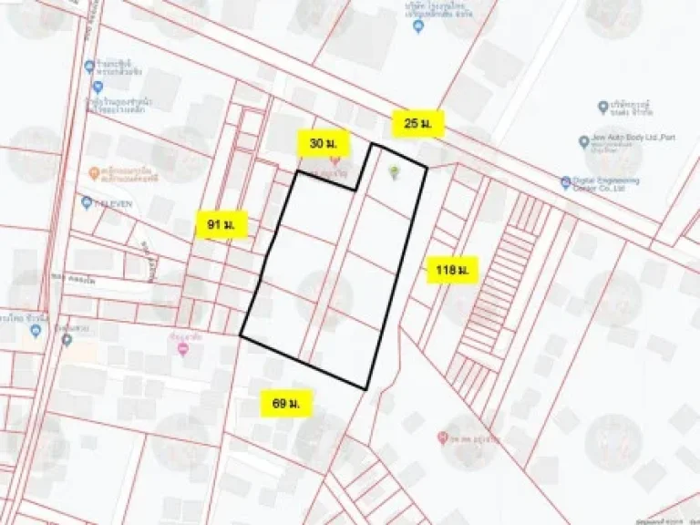 ขาย ที่ดิน ซอยปู่เจ้าสมิงพราย 19 4 ไร่ 1 งาน 25 ตรวา พื้นที่สีม่วง เหมาะทำโรงาน ราคาพิเศษ มีแปลงเดียวเท่านั้น