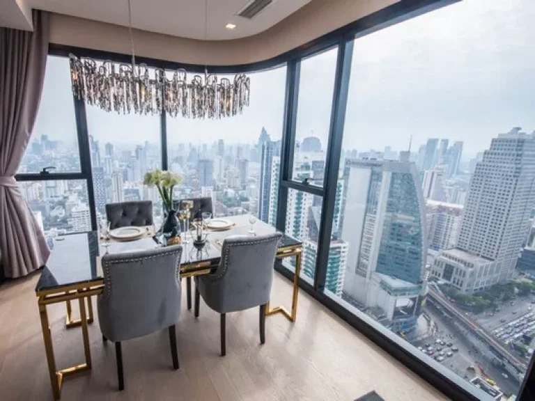 Super Luxury Condo for Sale Ashton Asoke 6411 sqm 1BR 1B 41th floor panorama city view fully furnished