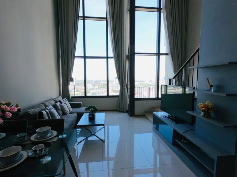 FOR RENT Condo The Emporio Place view Beautiful Chao Phraya River Sukhumvit 24 Duplex 1 bed river view 73 sqm