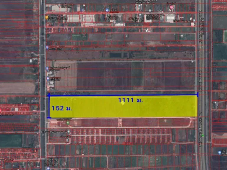 ขาย ที่ดิน 108 ไร่ หน้ากว้าง 152 ม ลึก 1111 ม ติดถนนเลียบคลองสี่ โซนรังสิต-นครนายก จปทุมธานี