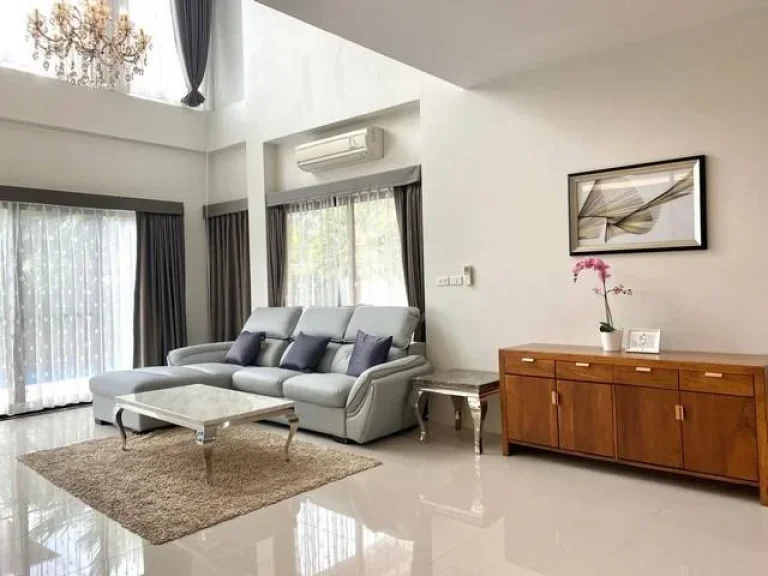 CK3ให้เช่าบ้านเดี่ยว 3 ชั้น ย่านพระราม9 พร้อมสระว่ายน้ำส่วนตัว Fully furnished