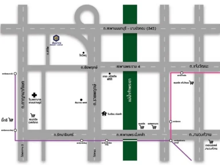 ขายบ้านเดี่ยว 2 ชั้น หมู่บ้าน สัมมากร ชัยพฤกษ์-วงแหวน ใกล้ Central Westgate และ IKEA