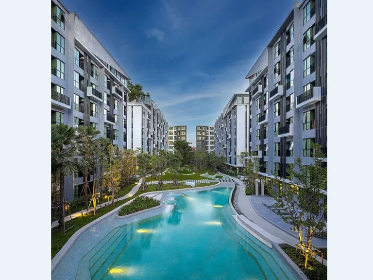 Condo Kave Town Space ติดมหาวิทยาลัยกรุงเทพ 25 ตรม 1 ห้องนอน ชั้น2 วิวสวย ตึกB ห้องใหม่ เฟอร์ครบ