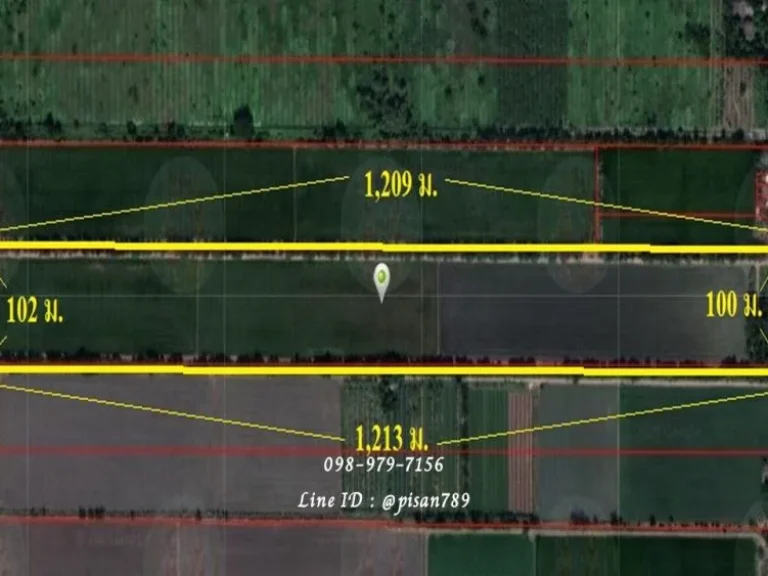 ขายที่ดิน 78 ไร่ 3 งาน 31 ตารางวาหนองเสือ ปทุมธานี ผังสีชมพู