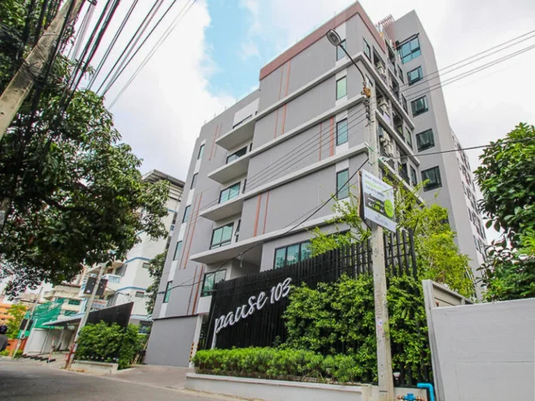 Condo Pause Sukhumvit 103 ใกล้ BTS อุดมสุข 22 ตรม 1 ห้องนอน ชั้น7 วิวเมืองโล่งๆ เฟอร์ครบ