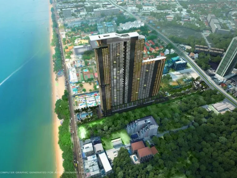 ขายคอนโด โคปาคาบานา บีช จอมเทียน Copacabana Beach Jomtien 1 ห้องนอน ติดหาดจอมเทียน