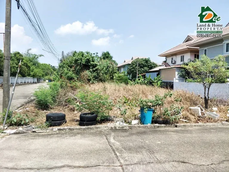 ขายที่ดินเปล่า 120 ตรว ถมแล้ว ติดถนน หมู่บ้านพุทธธานี พุทธมณฑลสาย4 บางกระทึก สามพราน นครปฐม LA0134