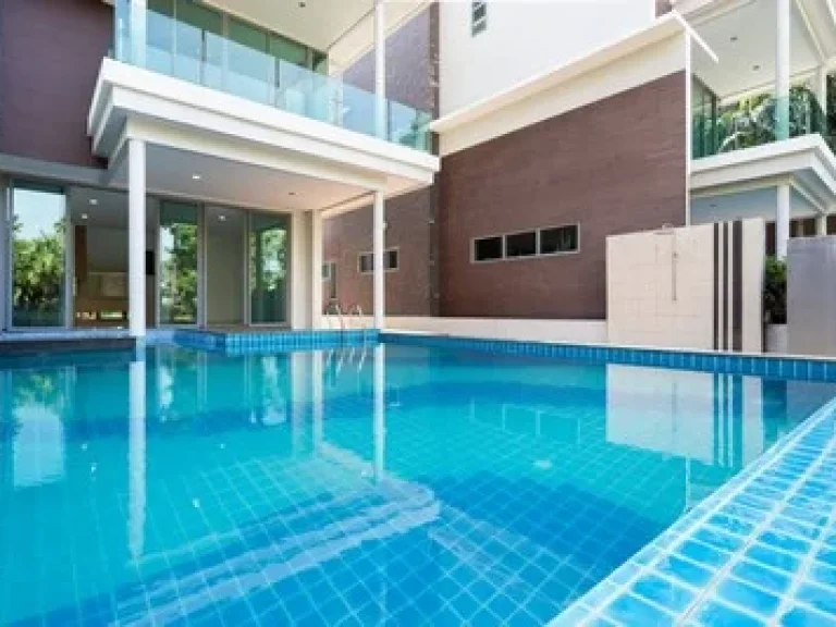 ขายบ้านริมทะเลบางแสนpool villa casalunar paradio 4นอน 4น้ำ 455 ตรม100 ตรวบ้านใหม่ไม่เคยเข้าอยู่