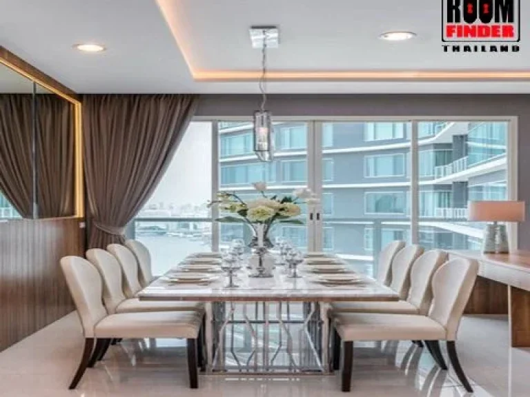 เช่า FOR RENT MENAM RESIDENCES 3 beds 3 baths 160 Sqm160000 CLOSE ASIATIQUE RIVERFRONT